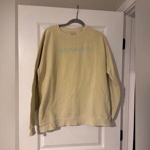 yellow seaside crewneck